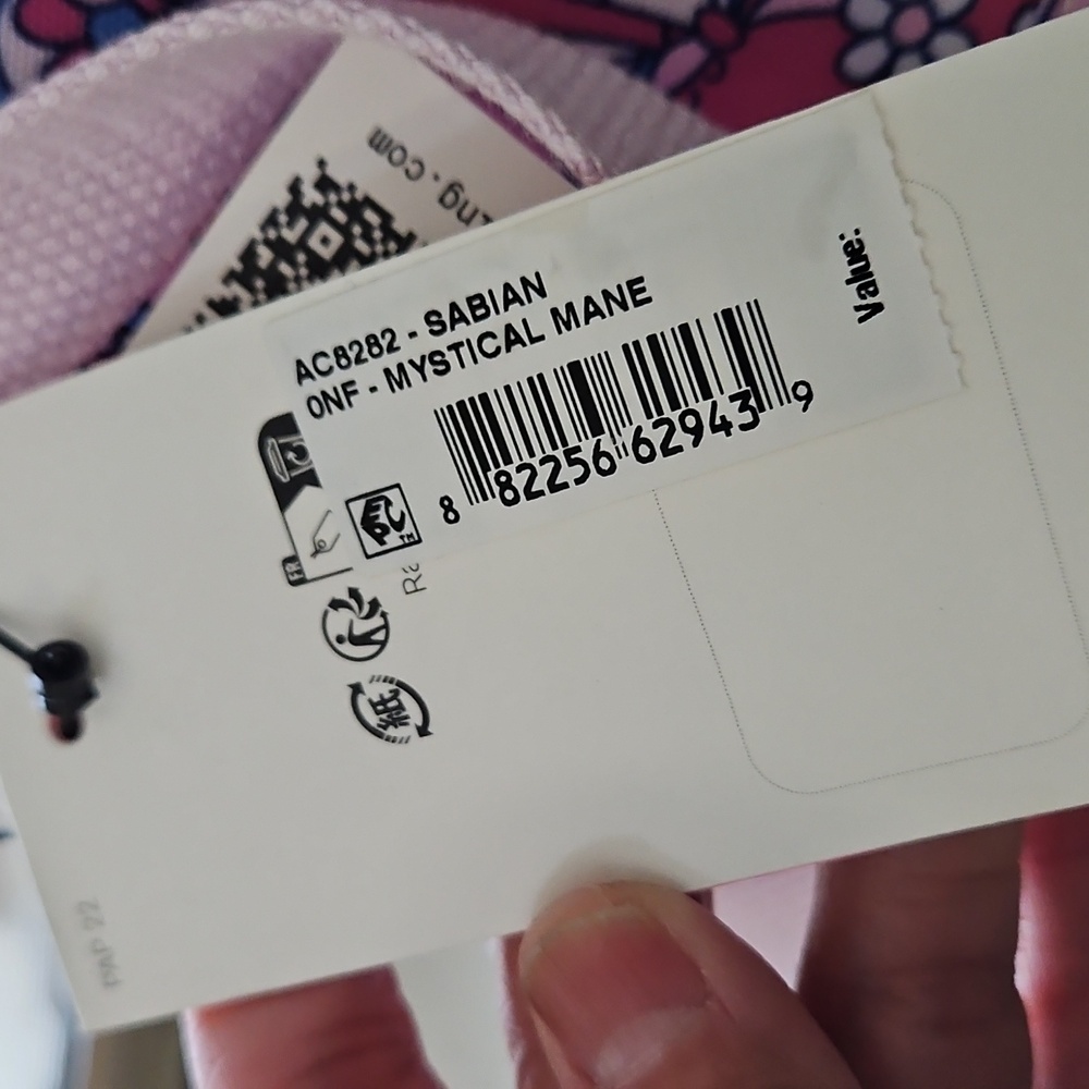 Kipling Pink Blue Floral Rainbow Crossbody Bag - Picture 4 of 10